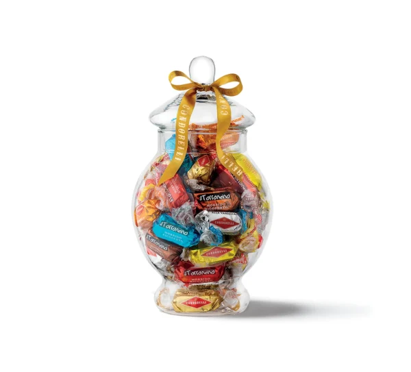 Condorelli Boccia in Vetro con Torroncini Assortiti 450g