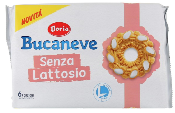 Doria Bucaneve Biscotto Senza Lattosio 265g