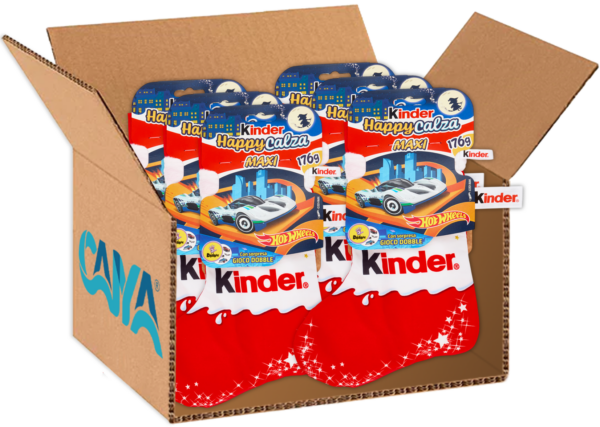 Kinder Calza Hot Wheels 176g box