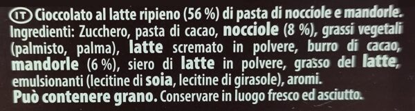 Cote D'Or Bouchee Box 48x25g ingredienti