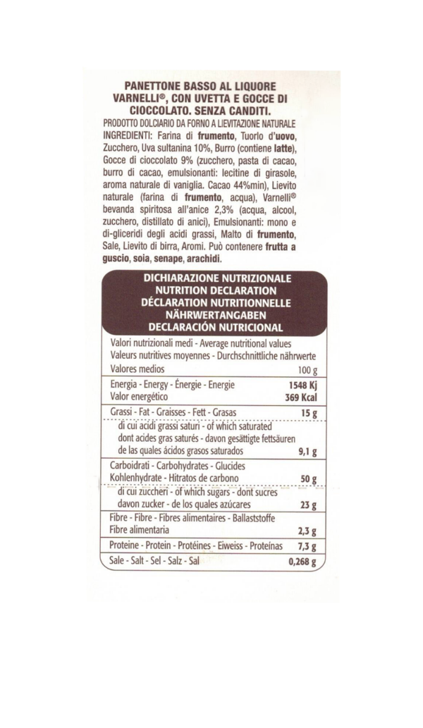 Giampaoli Panciocc al Varnelli Panettone 1kg