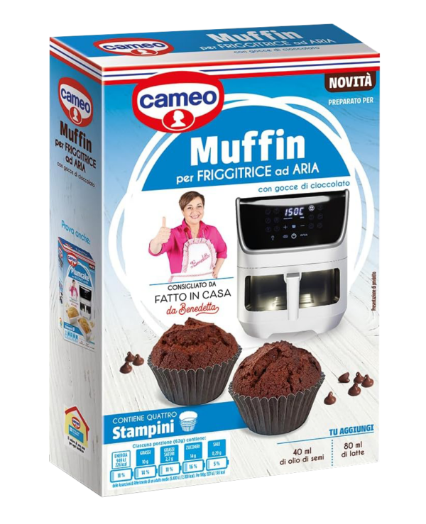 Cameo Kit Muffin con Gocce di Cioccolato 155g