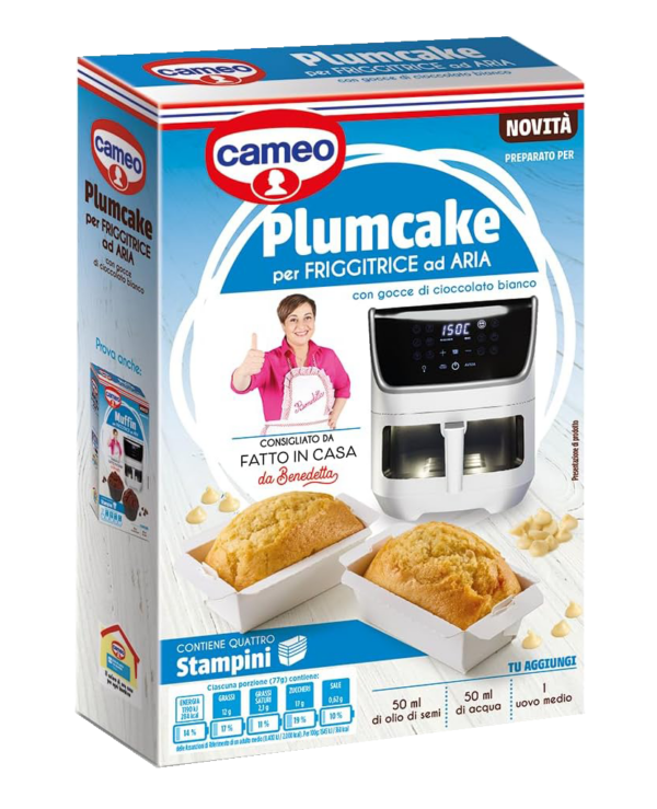Cameo Kit Plumcake con Gocce di Cioccolato Bianco 192g
