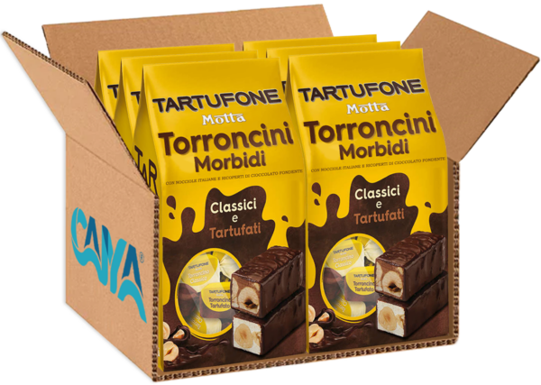 Tartufone Torroncini Morbidi Classici e Tartufati 120g box