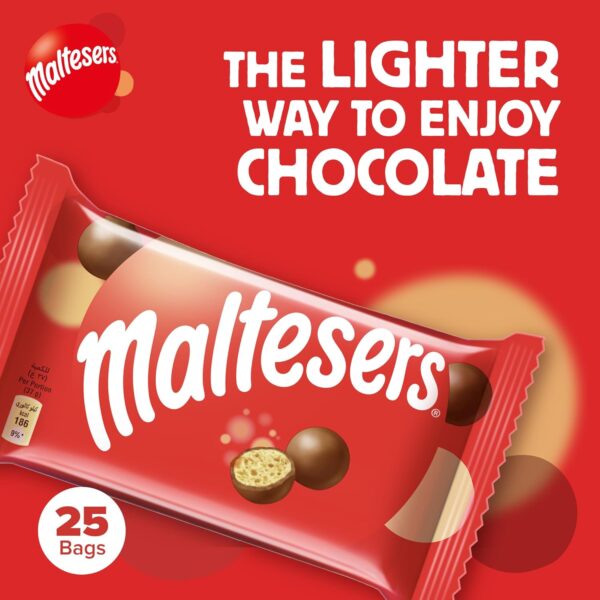 Maltesers Praline di Cioccolato a Latte Croccanti Box 25x37g