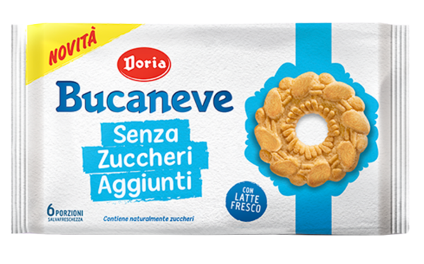 Doria Bucaneve Biscotto Senza Zuccheri Aggiunti 263g