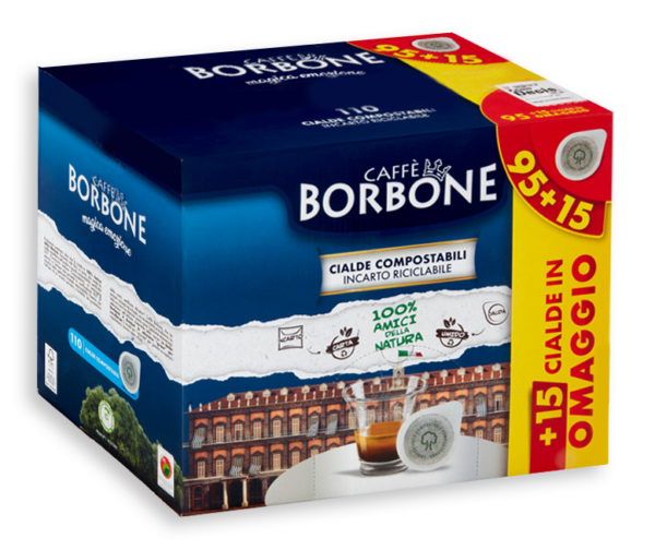 Caffè Borbone Cialde 95+15 Pz 792g