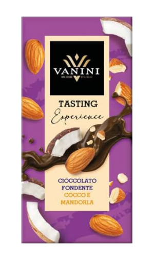 Vanini Tavoletta Tasting Experience Cioccolato Fondente Cocco e Mandorla 75g