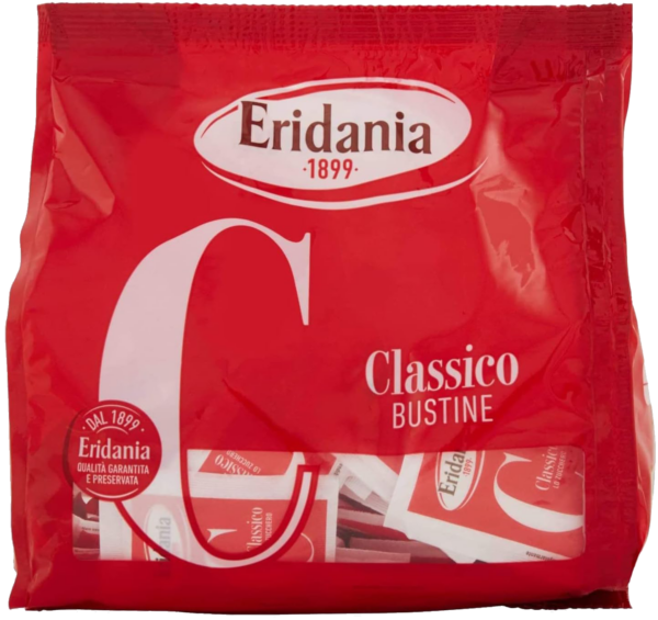 Eridania Zucchero Semolato Bianco Classico In Bustine Monodose 500g
