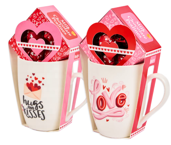Becky's Tazza Love con Praline di Cioccolato 56g