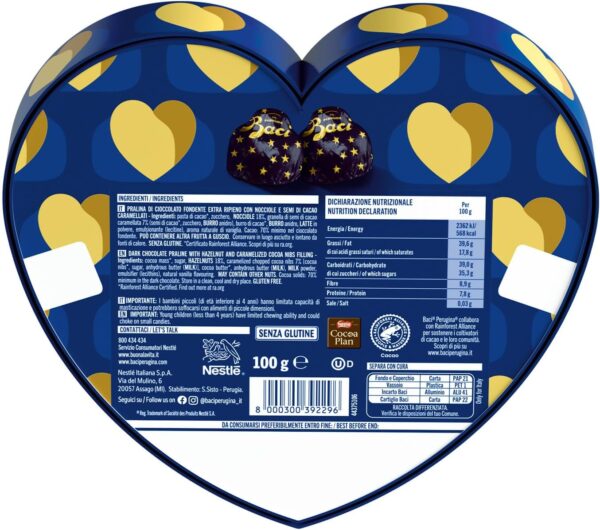 Baci Perugina Cuore Fondente 70% 100g