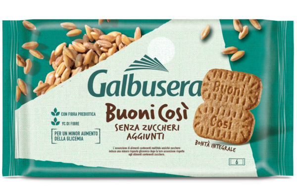 Galbusera BuoniCosi Frollino Integrale con Latte Senza Zuccheri Aggiunti 300g