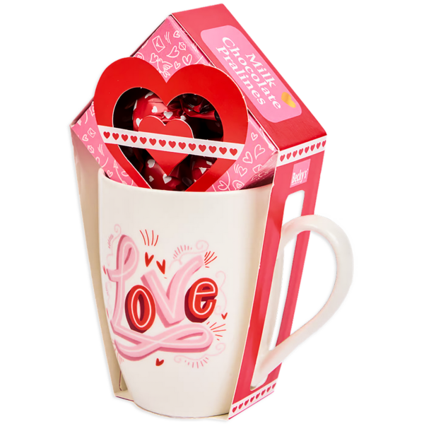 Becky's Tazza Love con Praline di Cioccolato 56g