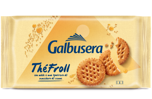 Galbusera TheFroll Biscotto con Miele e Zucchero di Canna 400g