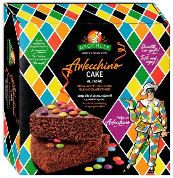 Gecchele Torta di Arlecchino al Cioccolato 275g