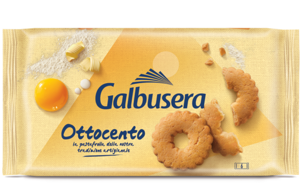 Galbusera Ottocento Biscotti di Pasta Frolla con Burro 250g