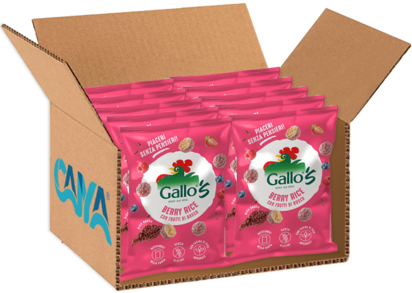 Gallo's Berry Rice con Riso Rosso e Frutti di Bosco 30g box