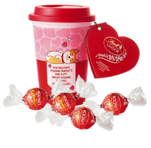 Lindt Bicchiere da Viaggio Rosso Corgi 112g