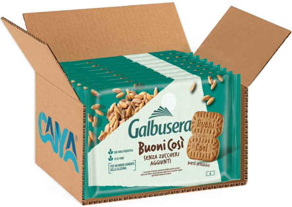 Galbusera BuoniCosi Frollino Integrale con Latte Senza Zuccheri Aggiunti 300g box