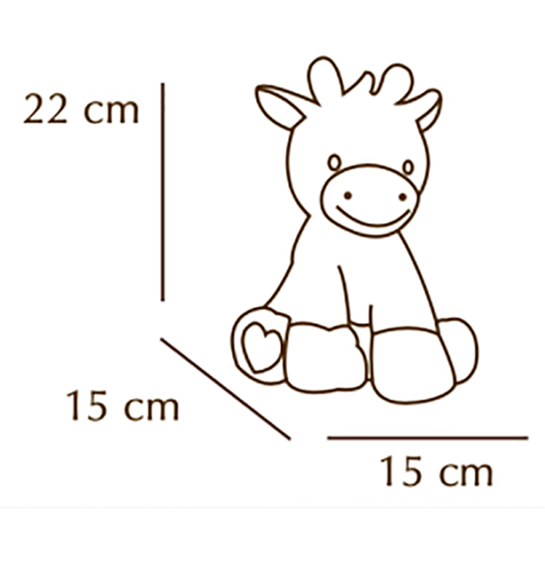 Lindt Peluche Giraffa con Praline al Cioccolato 100g