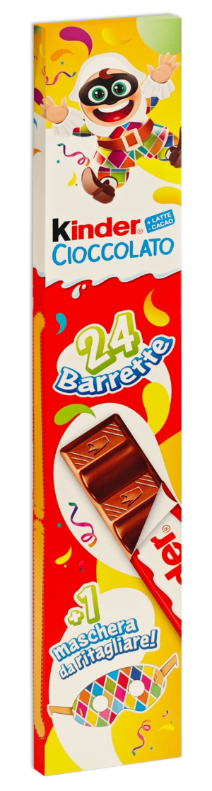 Kinder Cioccolato Mezzo Metro Carnevale T24 300g