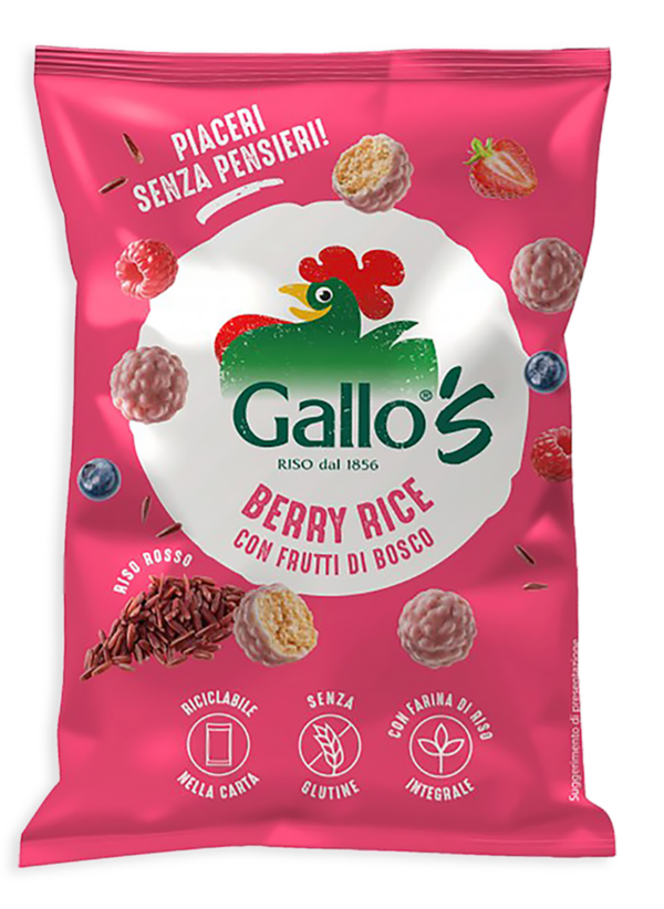 Gallo's Berry Rice con Riso Rosso e Frutti di Bosco 30g