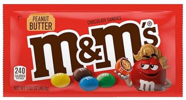 M&M's Peanut Butter al Burro d'Arachidi 46,2g