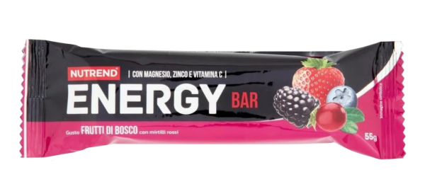 Nutrend Energy Bar Frutti di Bosco Barretta Box 24x55g