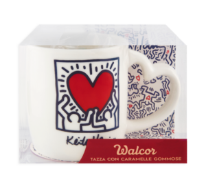 Walcor Tazza Keith Haring con Caramelle Gommose 70g