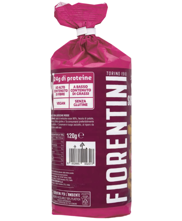 Fiorentini Gallette Super Protein con Lenticchie Rosse 120g