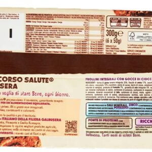 Galbusera Protein-G Frollini Integrali con Cioccolato, Avena e Soia 300g
