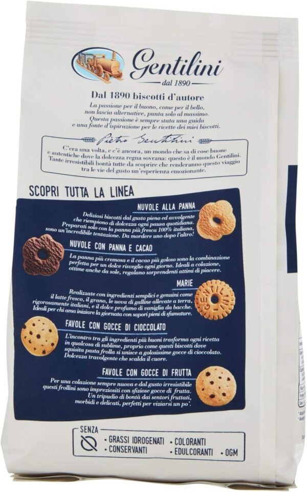 Gentilini Favole Biscotti con Gocce di Frutta 330g