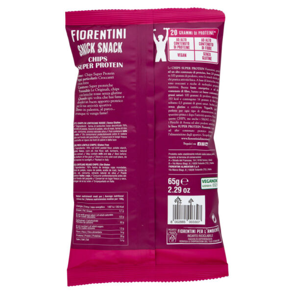 Fiorentini Snick Snack Chips Super Protein 65g retro