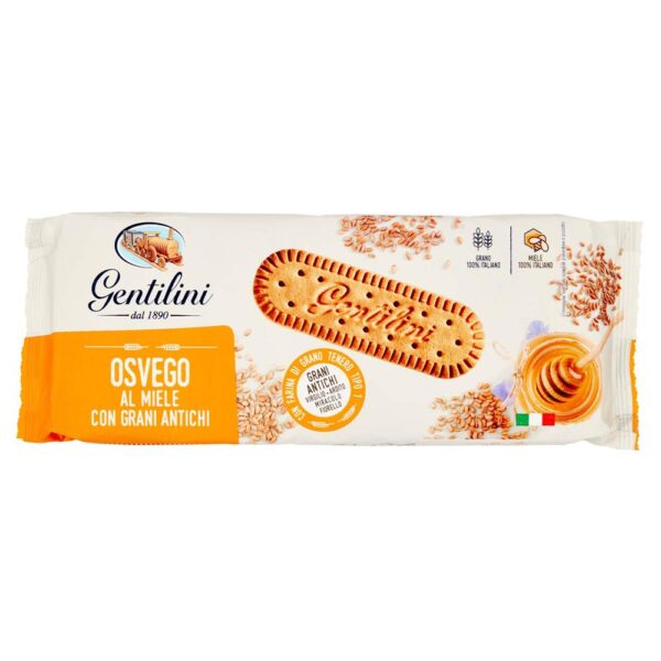 Gentilini Osvego Biscotti al Miele con Grani Antichi 250g