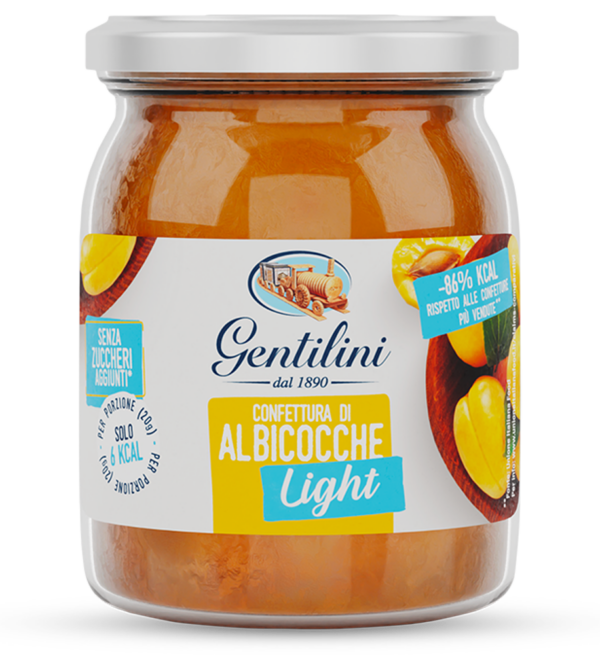 Gentilini Light Confettura Albicocca 220g