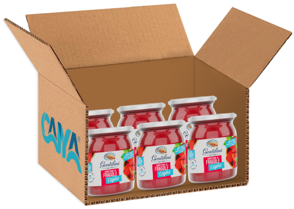 Gentilini Light Confettura Fragola 220g box