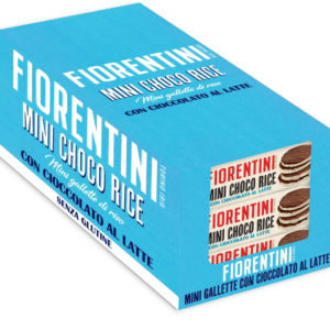 Fiorentini Mini Choco Rice Gallette di Riso con Cioccolato a Latte Box 24x16g box azzurro