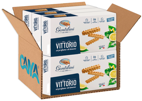 Gentilini Biscotti Vittorio al Profumo di Limone 250g box