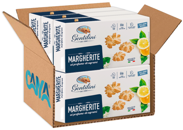 Gentilini Biscotti Margherite al Profumo di Agrumi 250g box