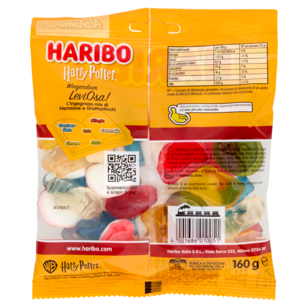 Haribo Caramelle Gommose Harry Potter HERMIONE 160g