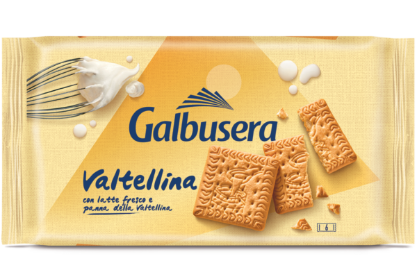 Galbusera Valtellina Biscotti con Latte Fresco e Panna 500g
