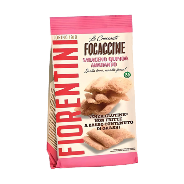 Fiorentini Focaccine Saraceno Quinoa e Amaranto Senza Glutine 100g