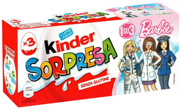 Kinder Sorpresa Barbie 3x20g