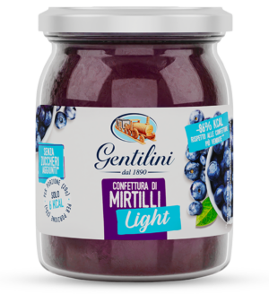 Gentilini Light Confettura Mirtillo 220g