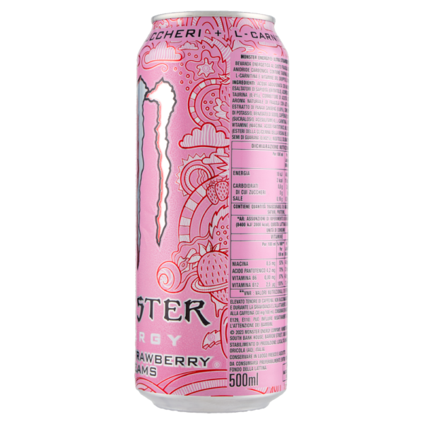 Monster Energy Ultra Strawberry Dreams alla Fragola 500ml