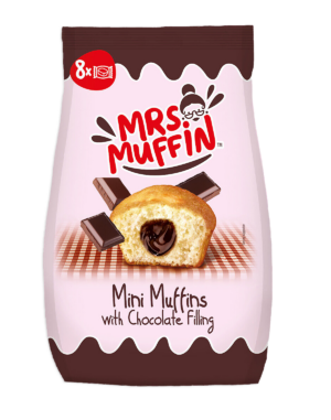 Mr. Brownie Mini Muffins con Ripieno al Cacao 200g