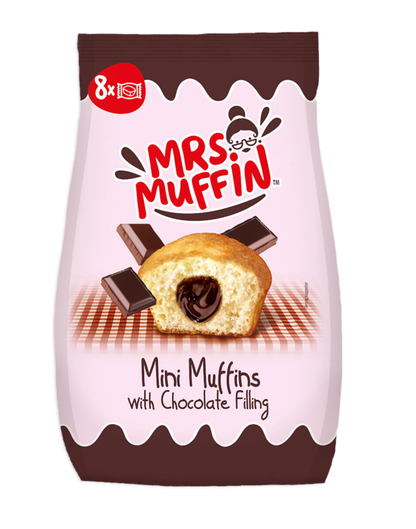 Mr. Brownie Mini Muffins con Ripieno al Cacao 200g