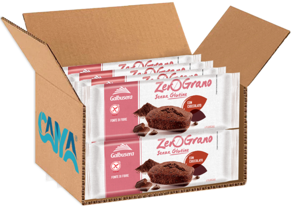 Galbusera ZeroGrano Plumcake Cioccolato Senza Glutine 222g box