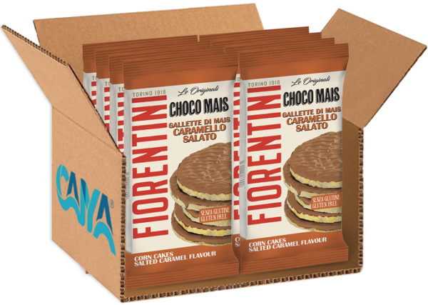 Fiorentini Choco Mais Gallette di Mais al Caramello Salato 68g box