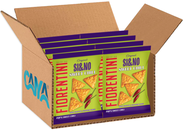 Fiorentini Si e No Pop's Sweet Chili Mini Gallette di Mais al Chili 40g box
